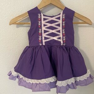 Only Little Once - Princess Rapunzel Peplum Top, Size 2/3 Todder